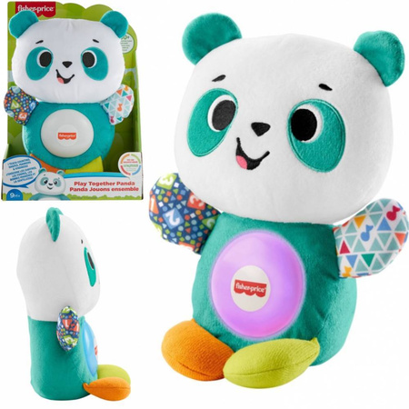Interaktywna pluszowa panda dla dzieci Linkimals Fisher Price 