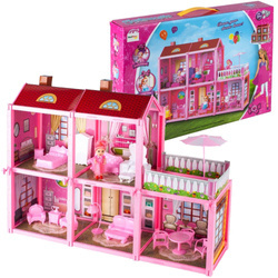 Domek dla lalek duża Fashion Villa +meble +laleczka