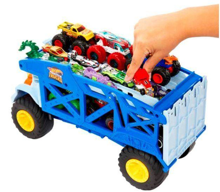 Hot Wheels Transporter Rhino Rig pojazd laweta nosorożec dla dzieci 