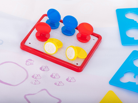 Wielokolorowa mata wodna z akcesoriami 100x80cm