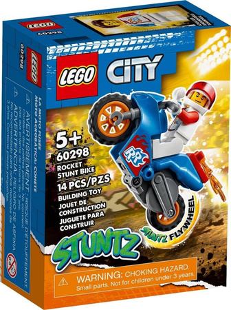 LEGO City Stuntz 60298 Rakietowy motocykl kaskaderski