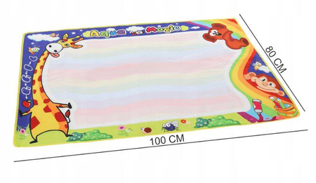 Mata wodna do rysowania malowania pisania dla dzieci 100x80cm akcesoria
