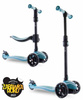 Hulajnoga balansowa trójkołowa dla dzieci Sun Baby niebieska Flash koła LED