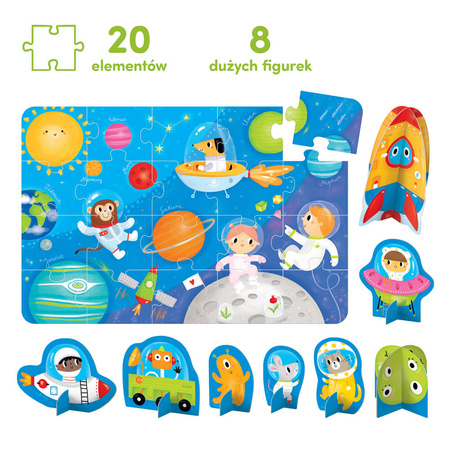 CzuCzu Puzzle przestrzenne Kosmos 20 elementów