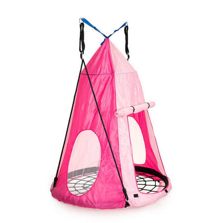 Namiot ochronny na huśtawkę bocianie gniazdo dla dzieci Domek ogrodowy ECOTOYS B-TNT01 PINK