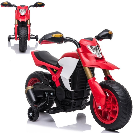 Duży motocykl elektryczny Motor na akumulator dla dzieci TR1909 czerwony