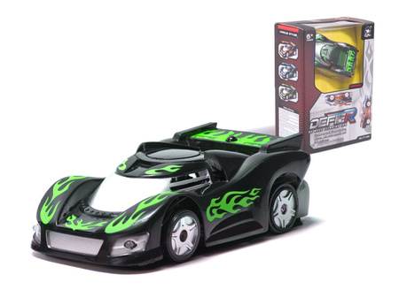 Samochód zdalnie sterowany Defier Climbing Car Auto RC na pilota Jeździ po ścianach zielony