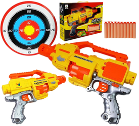 Zabawkowy karabin na naboje piankowe strzałki z tarczą Pistolet dla dzieci