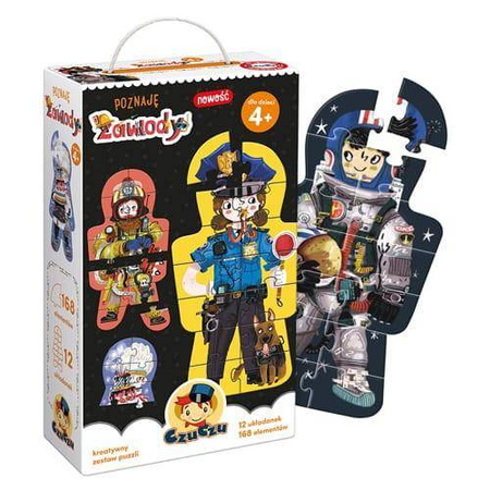 CzuCzu Puzzle - Poznaję zawody - 12 obrazków