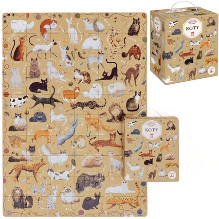 Puzzlove Czuczu Puzzle 60 elementów - Koty dla dzieci