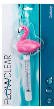 Pływający termometr do basenów Różowy Flaming Bestway 58595