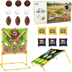 Gra zręcznościowa dla dzieci rzucanie do celu woreczki piłki