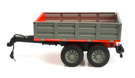 Duży traktor zdalnie sterowany Ciągnik z przyczepą dla dzieci 1:16 2,4GHz Dźwięki i światła Double E