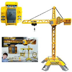 Duży zdalnie sterowany dźwig Żuraw dla dzieci Maszyna budowlana RC 60cm