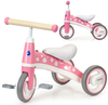 Rowerek biegowy z pedałami Rower trójkołowy dla dzieci Ecotoys różowy LC-V1850 PINK