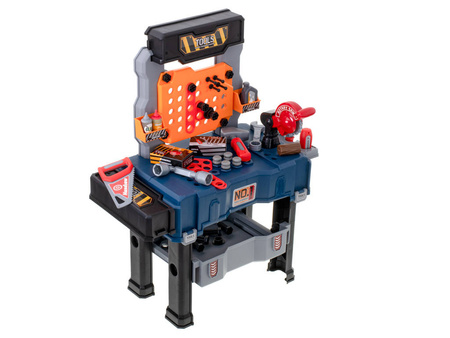 Zestaw małego majsterkowicza walizka warsztat z narzędziami dla dzieci 65 el