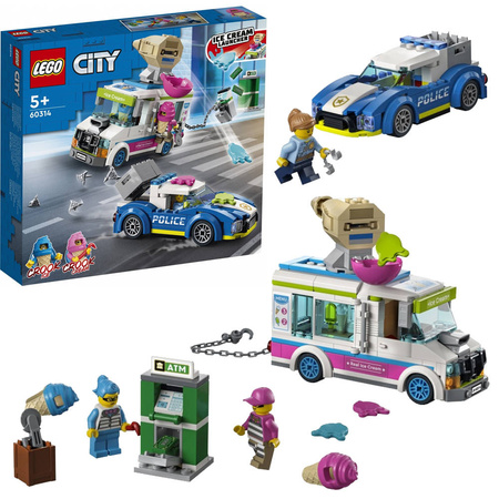 LEGO City 60314 Policyjny pościg za furgonetką z lodami