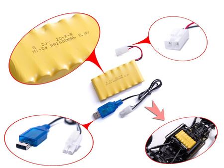 Duży samochód terenowy zdalnie sterowany RC Auto Rock Crawler 1:8 51cm złoty