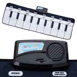 Interaktywna mata do tańczenia i grania czarno-biała