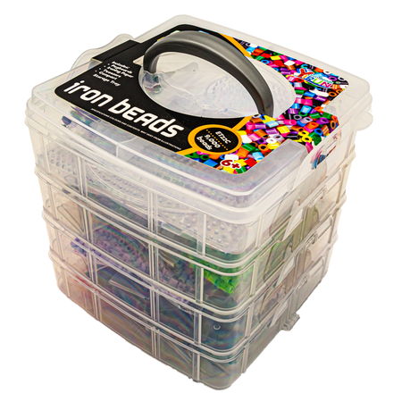 Prasowanka Koraliki Do Prasowania dla dzieci Duży zestaw 9000 elementów