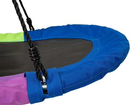 Duża huśtawka ogrodowa Bocianie gniazdo dla dzieci XXL Ecotoys multikolor MIR624 MULTI