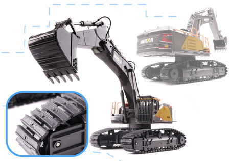 H-Toys Koparka sterowana RC 1592 skala 1:14 2,4GHz