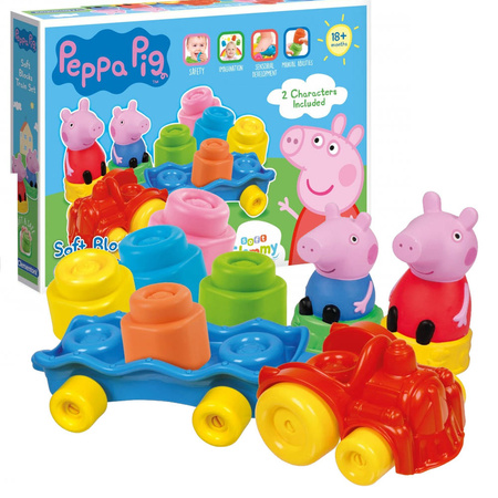 Świnka Peppa Zestaw miękkich klocków Clemmy od Clementoni