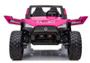 Duży samochód terenowy na akumulator auto elektryczne dla dzieci z panelem dotykowym różowy SX1928