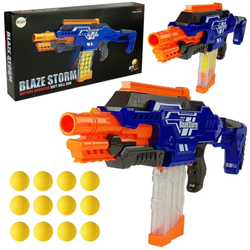 Zabawkowy karabin na baterie Zestaw piankowych nabojów kulek dla dzieci 25 sztuk