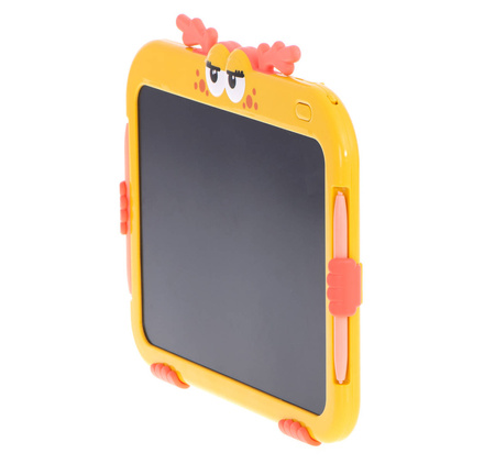 Tablet graficzny z rysikiem dla dzieci Tablica do rysowania Jelonek żółty 10'