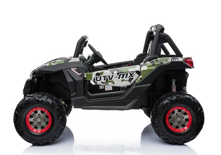 Duży samochód terenowy elektryczny auto na akumulator moro Jeep XMX603 4 silniki 45W