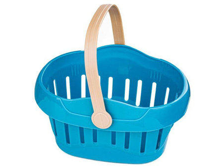 Sklepowa kasa fiskalna dla dzieci koszyk akcesoria czytnik waga malinowa