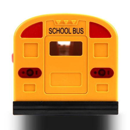 Zdalnie sterowany szkolny autobus dla dzieci z otwieranymi drzwiami Double EE żółty