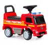 Duży jeździk Samochód dla dzieci Wóz strażacki Interaktywne autko Mercedes czerwony
