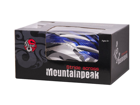 Zestaw ochraniaczy na rower rolki deskorolkę kask niebieski