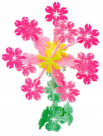 Klocki konstrukcyjne dla dzieci Kreatywne rzepki Płatki śniegu Czepki 1000 sztuk Zestaw klocków