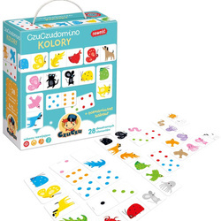 Czu Czu Gra domino Kolory - 28 kostek 2 wersje