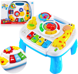 Interaktywny stolik edukacyjny dla dzieci Pianinko Panel muzyczny Żyrafa