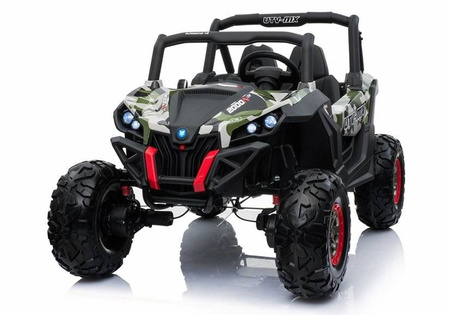 Duży samochód terenowy elektryczny auto na akumulator moro Jeep XMX603 4 silniki 45W