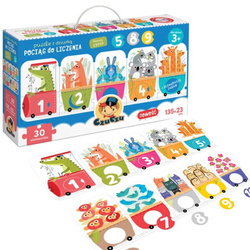 CzuCzu Puzzle z dziurką Pociąg do liczenia 30 elementów