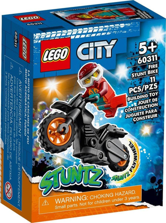 Lego City Stuntz: Ognisty motocykl kaskaderskim 60311