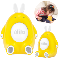 Interaktywny króliczek Alilo Happy Bunny Lampka nocna Odtwarzacz bajek piosenek żółty