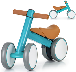 Rower rowerek biegowy dla dzieci chodzik jeździk zielony Ecotoys LC-V1309 BLUE