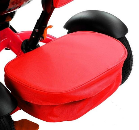 Rowerek trójkołowy dla dzieci wózek spacerówka z daszkiem PRO800 czerwony