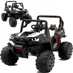 Duży elektryczny samochód terenowy na akumulator 4 silniki światła LED dla dzieci BBH3688