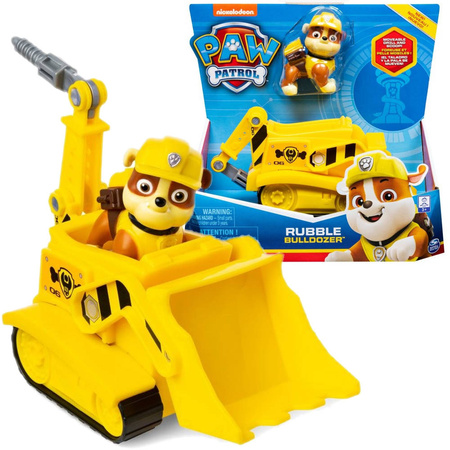 Psi Patrol Pojazd z figurką - Rubble od Spin Master