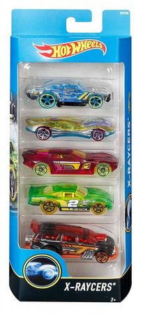 Zestaw pięciu pojazdów samochodzików Hot Wheels dla dzieci mix wzorów