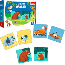 Gra pamięciowa Memos Zwierzęta i ich dzieci 24 elementy dla dzieci Trefl