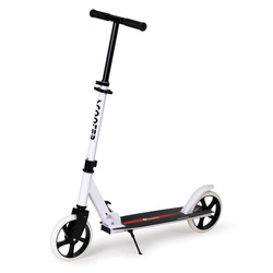 Hulajnoga miejska składana z regulacją kierownicy - biała