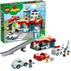 Lego DUPLO Klocki 10948 Parking piętrowy i myjnia samochodowa